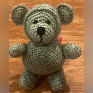 Mint Crochet Teddy Bear